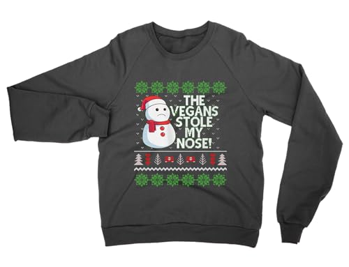 Pull de Noël The Vegans Stole My Nose pour éviter le look classique ennuyeux