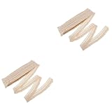 Bordure en dentelle : le produit a une finition soignée, une bonne texture, est facile à utiliser et peut être coupé à volonté, décorations de couture DIY