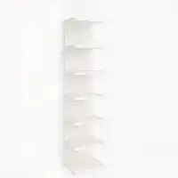 Prateleira Flutuante Multiuso MDF - Organizadora Moderna para Sala, Cozinha e Escritório (170cm Branco)