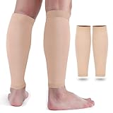 【Suaves y Transpirables】Los calcetines de compresión para pantorrillas están hechos principalmente de spandex con un contenido de hasta el 80%, que es suave y cómodo, elástico, absorbe la humedad y la malla extremadamente fina puede garantizar que esté seco y cómodo durante todo el día.