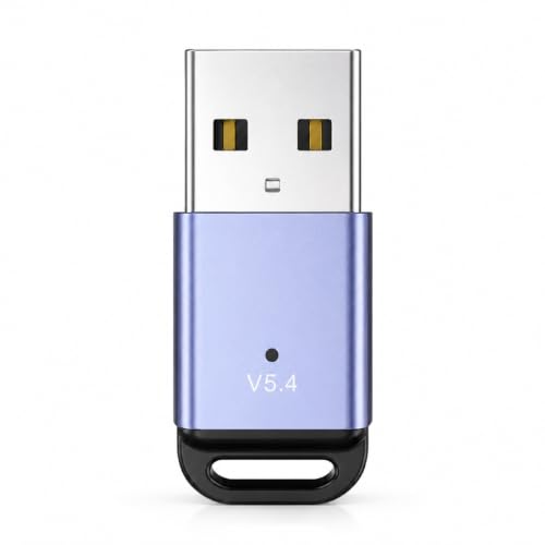 FLENSBOX Adaptador Bluetooth USB 5.4 para PC e Notebook com Alcance de 10 m