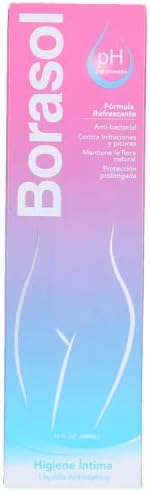 Somall JEANNETTE Borasol Liquid Antiseptic Refreshing Femenine Wash 4 FL.Oz.(120ml)