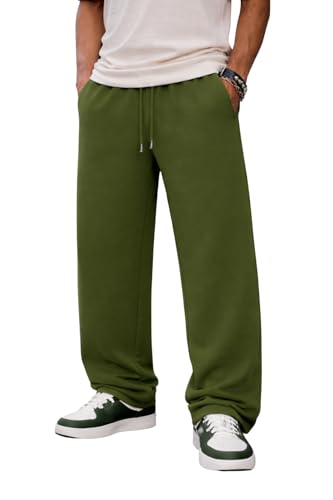 Image of Rockwell Men's Baggy Sweatpants | Cotton Terry Relaxed Fit Joggers for Men | Oversized Streetwear Track Pants | Casual Gym & Everyday Wear| 007