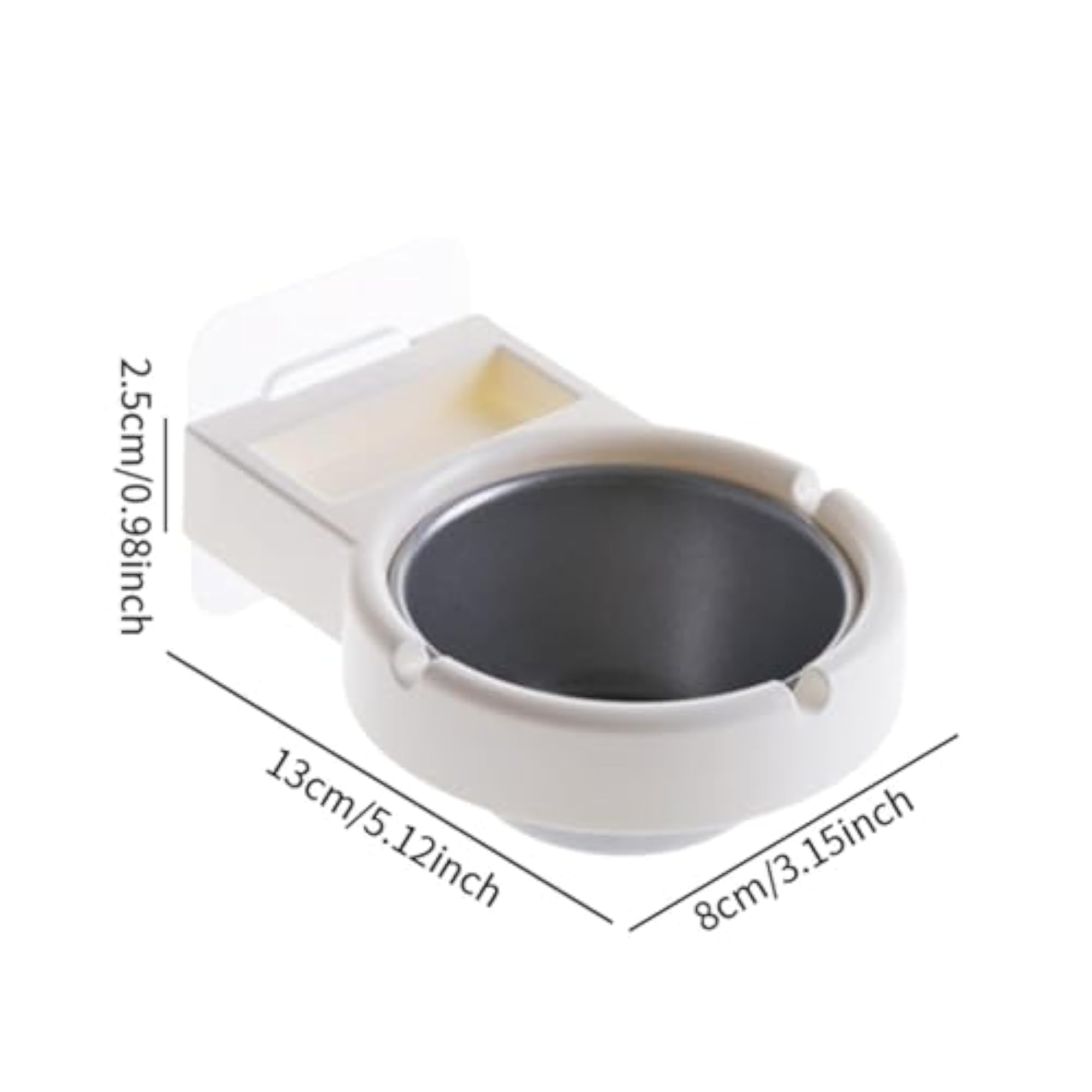 Wall Mounted Lightweight Ashtray for Balcony