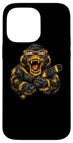 Funny Hockey Duck Game Day Vintage Shirt Fans �X�}�z�P�[�X iPhone 14 Pro Max �p