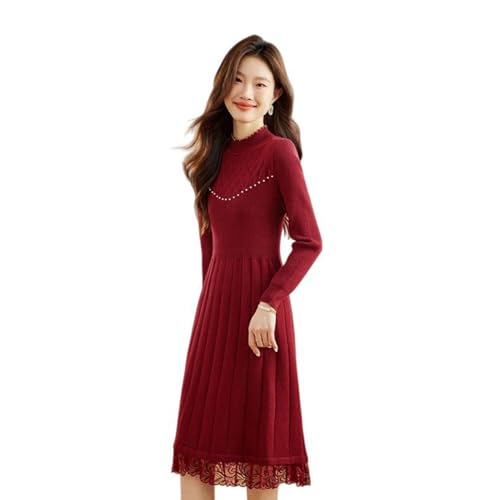 Robe pull en laine ajustée pour rester élégante sans souffrir du froid