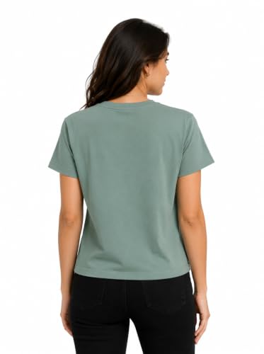 Image of Women's Plain Cotton T-Shirt