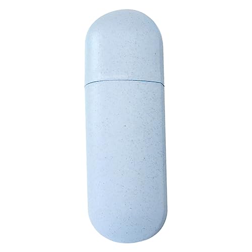 Healvian Estuche de Almacenamiento Pasta de PP y de Trigo y Camping Color Azul