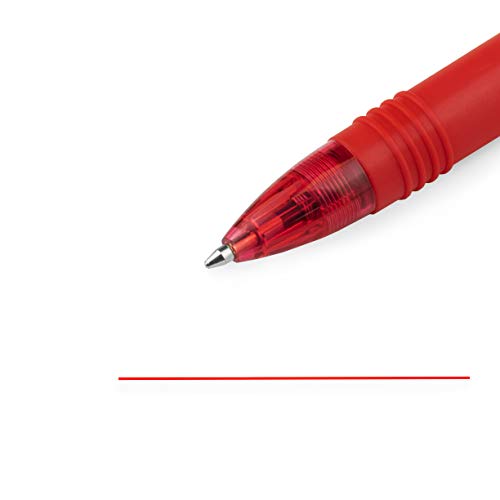 Mini stylo retractable rouge Zebra Z-Grip pour carnet de notes et déplacements