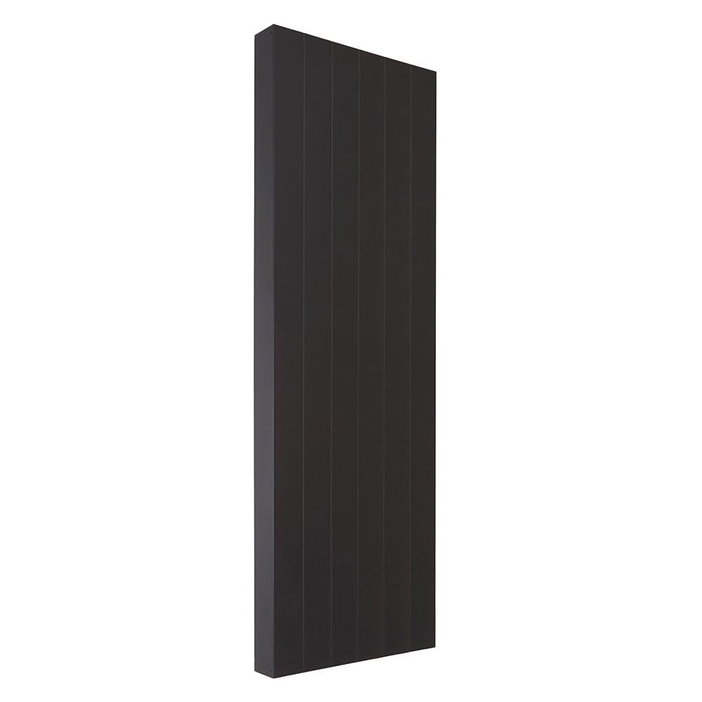 Milano Alora Black Type 20 Vertical Double Panel Convector Radiator - 1800mm x 600mm