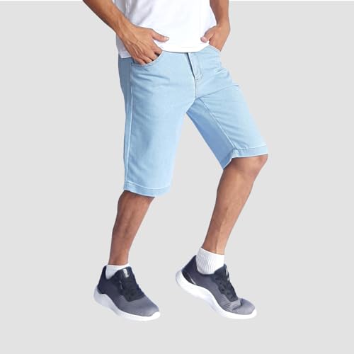 Kit 3 Bermudas Jeans Masculina Lycra Elastano (42)