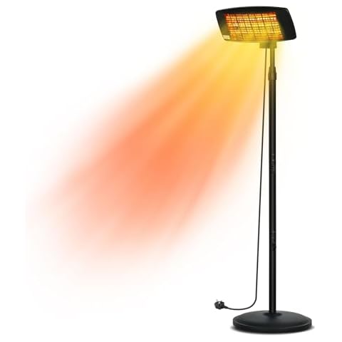 BIGHORN 2000W Electric Patio Heater with Remote Cover