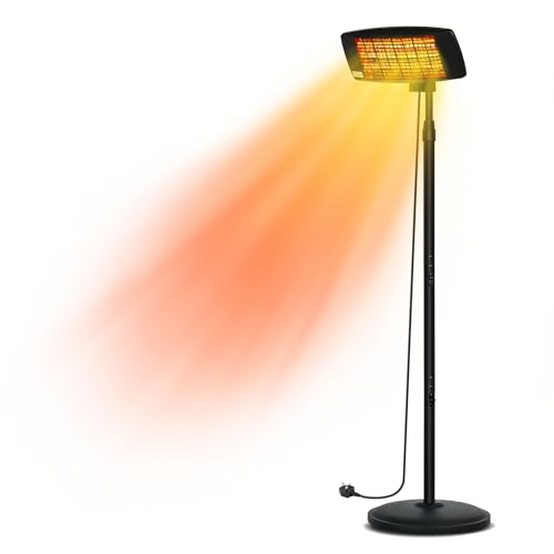 Electric Patio Heater 2000W with Remote