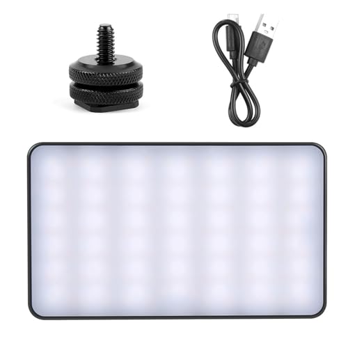 �[�d��LED�J�������C�g ���߉\�ȐF���x2500K-9000K �r�f�I&���C�u�X�g���[�~���OVlog�ʐ^�����v�p