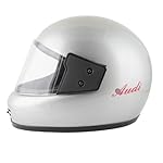 Sage Square Audi Full Face Clear Visor Helmet | ISI Certified | High Standard Safety | Extra Comfort & Stylish