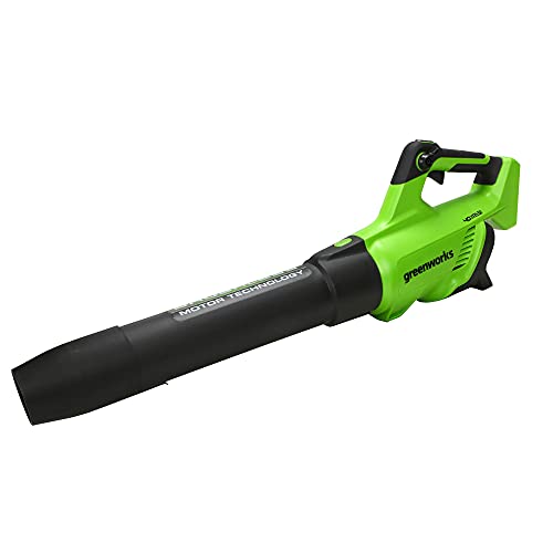 Greenworks 40V (550 CFM / 130 MPH) Brushless Axial Leaf Blower, Tool Only, BL40L01