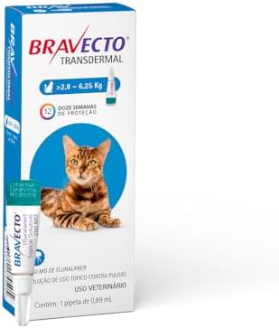 Bravecto® Gatos Transdermal 250mg - Antipulgas - Gatos de 2,8 a 6...