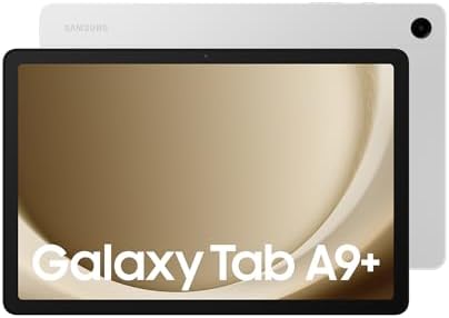 Samsung Galaxy Tab A9+ Tablet Android, 128 GB Almacenamiento, WiFi, Pantalla 11”, Sonido 3D, Gris claro, Con 1 Año de Garantía Adicional (Versión Española)