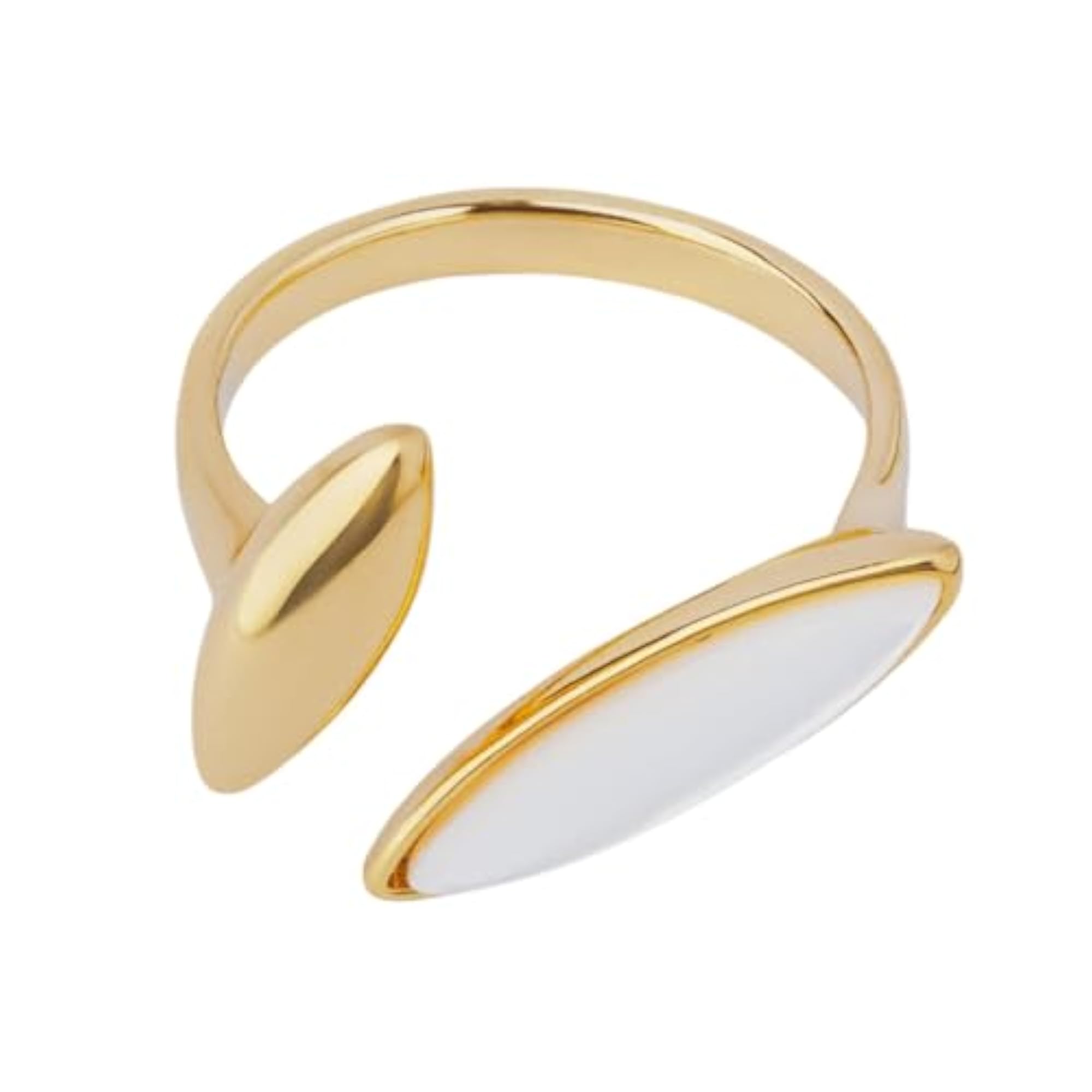 Women's Slim Cateye Sharp Petal Ring, Gift for Her