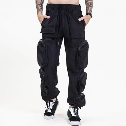 XYXIONGMAO Men's Streetwear Cargo Techwear Pants Designer Tech Wear Hip Hop Designer Mens Goth Cool Joggers Punk Pants Men2
