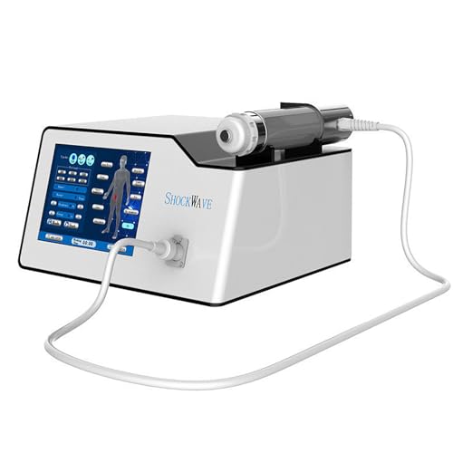 Máquina Neumática Terapia Con Ondas Choque,terapia Extracorpórea Enfocada Con Ondas Choque Con 7 Cabezales,intensidad Ajustable 5-200MJ Y Frecuencia 1-16HZ,profundamente En Piel 8cm,no Invasivo