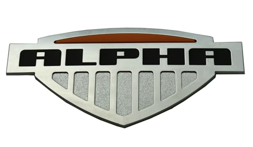 Repuesto de emblema H3 Alpha 3D cromado original con pieza 10362315 1