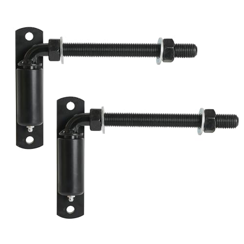 3/4" J Bolt Gate Hinge Heavy Duty Bolt Industrial for Large Heavy Driveway Gates Up to 440 Pounds,No Welding Lubricated Ball Bearing Hinge 2 Pcs