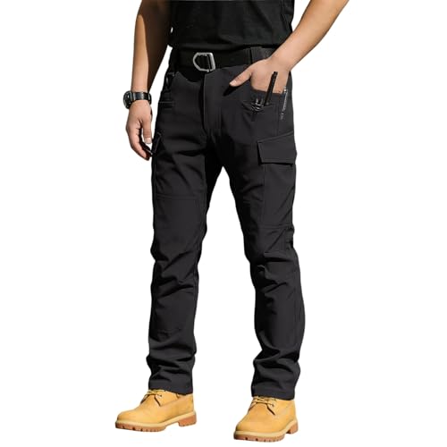 MOKBAY Pantalon de Pluie Homme, Bucheron D'été Trekking Cargo Treillis Slim Chasse Randonnée Jogging Décontracté Militaire Classique Cargo, Pantalon...