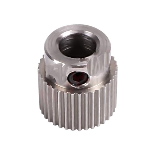 Bevel Gear Pinion Hardware Mechanical 8 Gears 26 36 Tooth Stainless Steel Bore 5MM Stepper Motor Pulley for 3D Printers Parts(5pcs 36 Teeth)