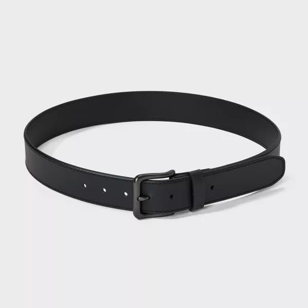 Goodfellow & Co Men's Casual Everyday Classic Harness Buckle Belt -2
