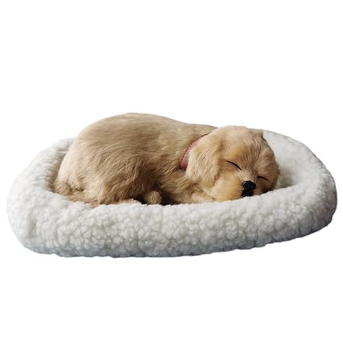 Chiot en peluche respirant interactif avec coussin pour enfants