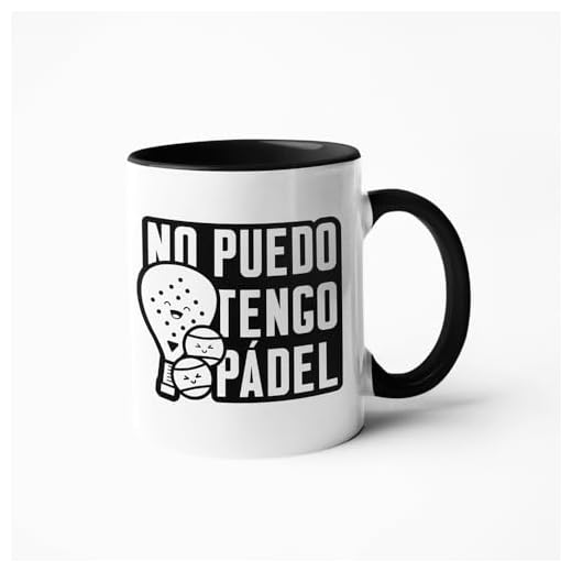 Taza No Puedo Tengo Pádel de cerámica regalos originales regalo personalizado