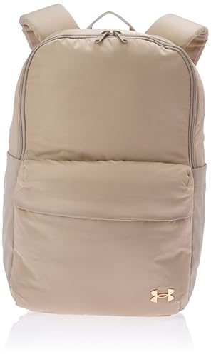 Under Armour UA Studio Spirit Backpack Bolsa, City Khaki/Metallic Gold, One Size para Mujer
