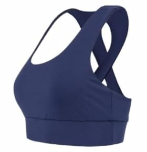 Sujetador deportivo azul oscuro transpirable Joluvi S para running