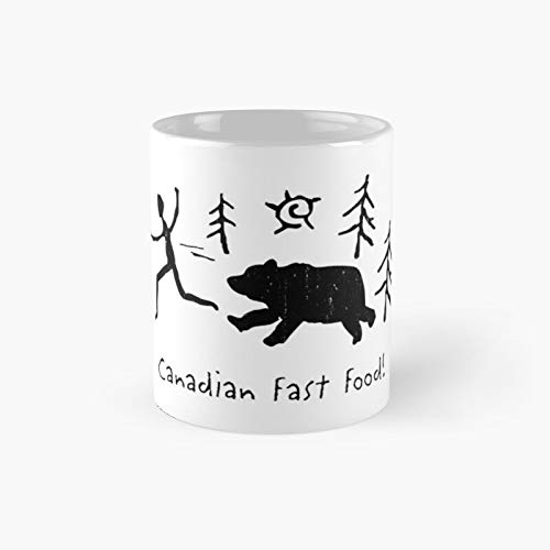 Canadian Fast Food Classic Mug | Best Gift Funny Coffee Mugs 11 Oz
