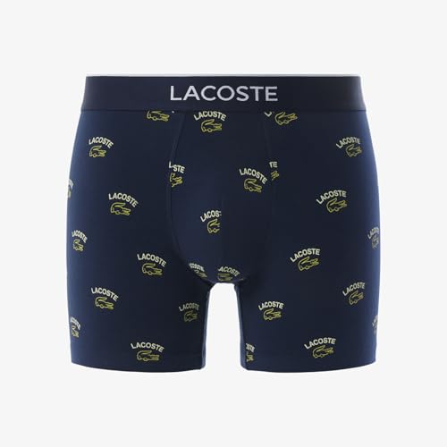Lacoste mens Cotton Stretch Print Animation Boxer Briefs4