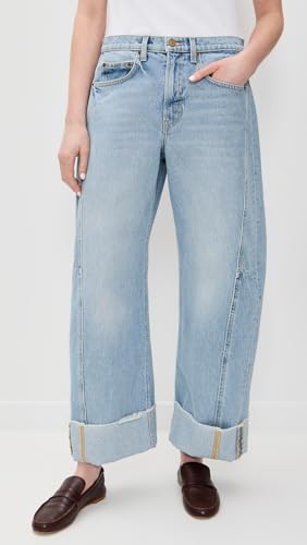 Women's Relaxed Cuffed Lasso Jeans2