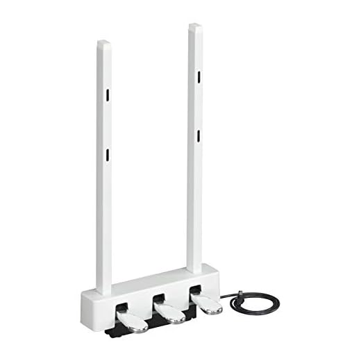 Yamaha LP-1WH, Pedaliera per Pianoforte Yamaha P-125, Unità a 3 Pedali Portatile Compatibile con il Pianoforte Digitale Yamaha P-125 e P-121, Bianco