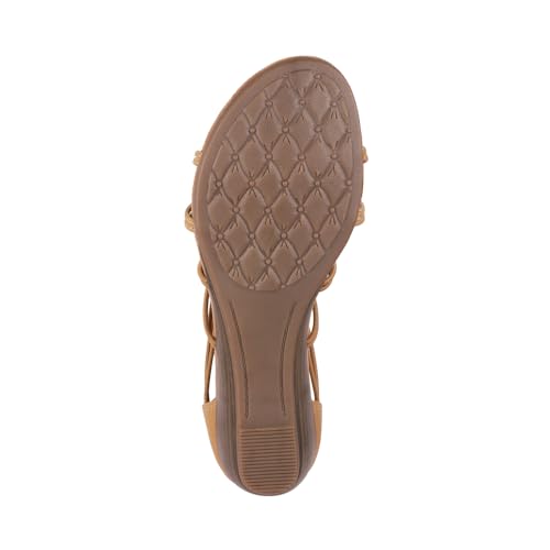 Image of Mochi Women Synthetic Leather Gladiator