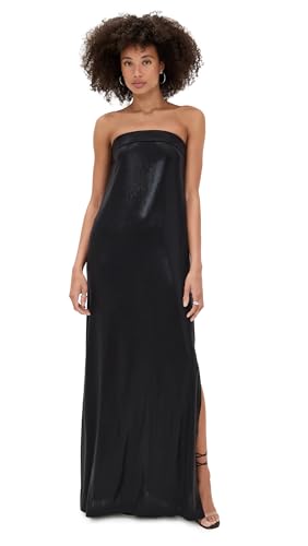 Norma Kamali Women's Strapless Tailored Side Slit Gown