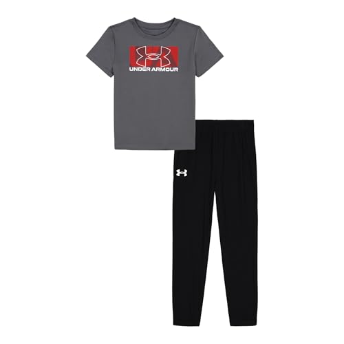 Image of Under Armour Boys' 2-piece Short Sleeve Graphic T-Shirt and Joggers Set