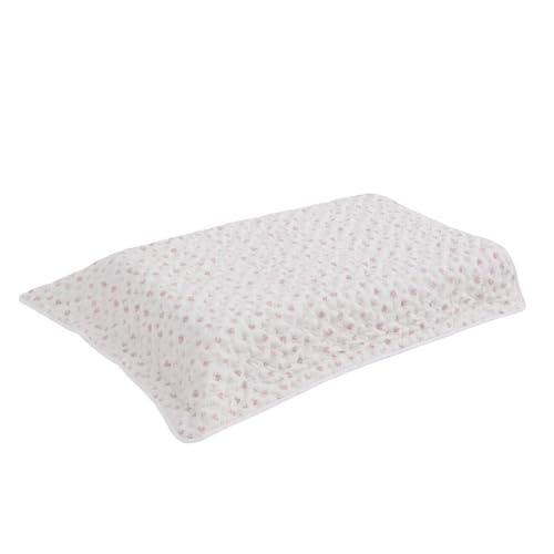 Cambrass - colcha bouti para verano y entretiempo - colcha cubre cuna colecho - 100x80 cm Branch Rosa