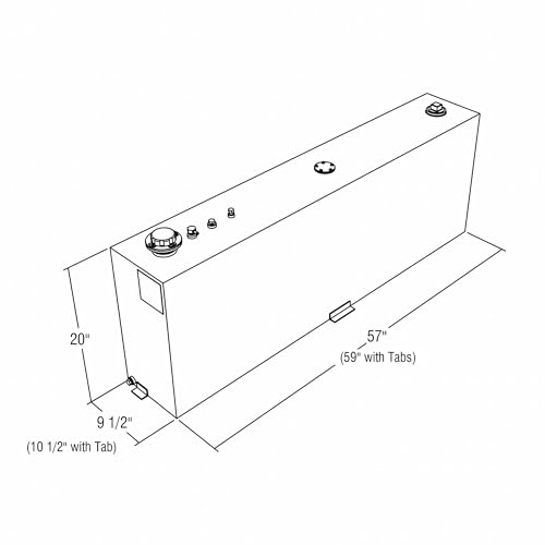 Rds Mfg Inc 71083 Rectangular Auxiliary/Transfer Fuel Tank - 45 Gallon Capacity thumb #5