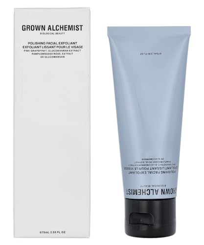 Grown Alchemist Women's Polishing Facial Exfoliant, Pink Grapefruit, Glucomannan E, One Size