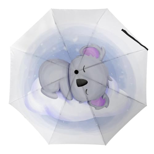 Parapluie pliant espace pour homme et femme à ouverture automatique