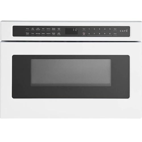 Image of Cafe CWL112P 24 Inch Wide 1.2 Cu. Ft. Built-In Microwave Drawer Oven - Matte White