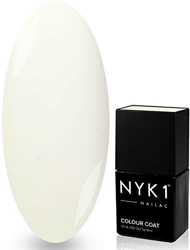 NYK1 NAILAC - CREAM PUFF - Professional Shellac Gel Nail Polish - UV & LED Drying - Quick Soak Off Gel Polish 10ml…