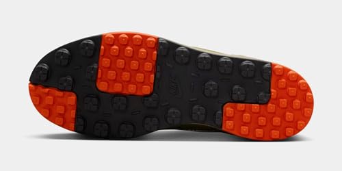 C1TY Premium Cordura Mens Running Shoes (Rough Green/Summit White/Electro Orange) (IH0267-326, Green/Orange/White)4