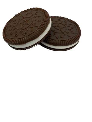 Image of BabyGo Oreo Cookie Shape Soft Silicone Teether for 6 to 12 Months, BPA Free Teething Toy for Babies with Textured Surface for Soothing Gums. 100% Food Grade (Brown) (Pack of 1)