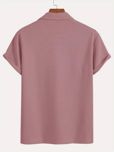 Image of TAGDO Men's Premium Waffle Knit Regular fit T-Shirt || Mens Tshirt (2018)